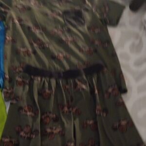 Carter's Green and Black Kids Pajama Set